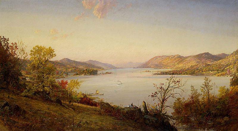 Jasper Francis Cropsey Greenwood Lake France oil painting art